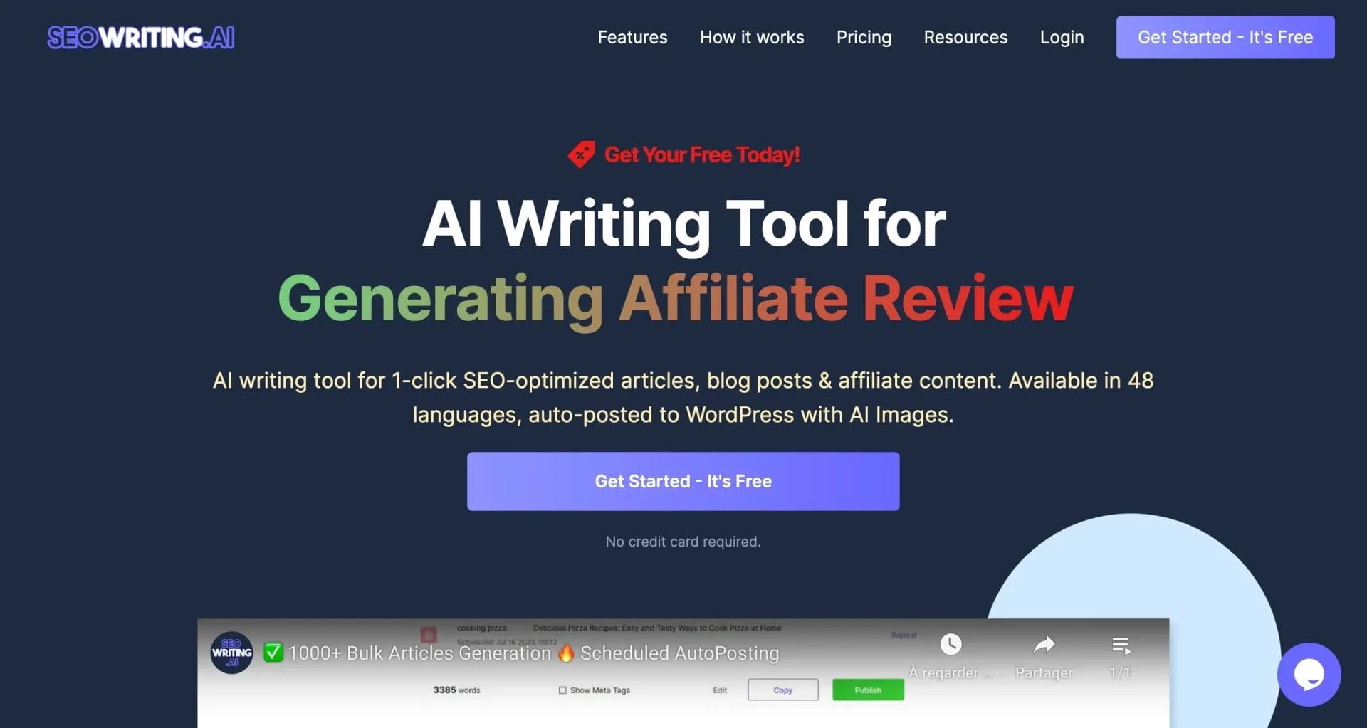 SEOWriting AI Avis et prix: Optimiser Articles de Blog avec l'IA